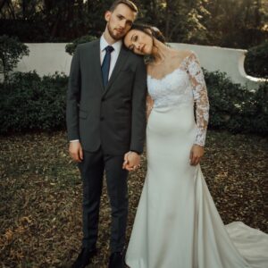 Custom Long-Sleeved Preloved Wedding Dress
